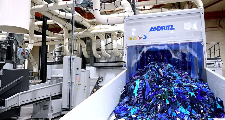 ANDRITZ: FIRST AUTOMATED TEXTILE WASTE SORTING AND RECYCLING LINE IN FRANCE INAUGURATED